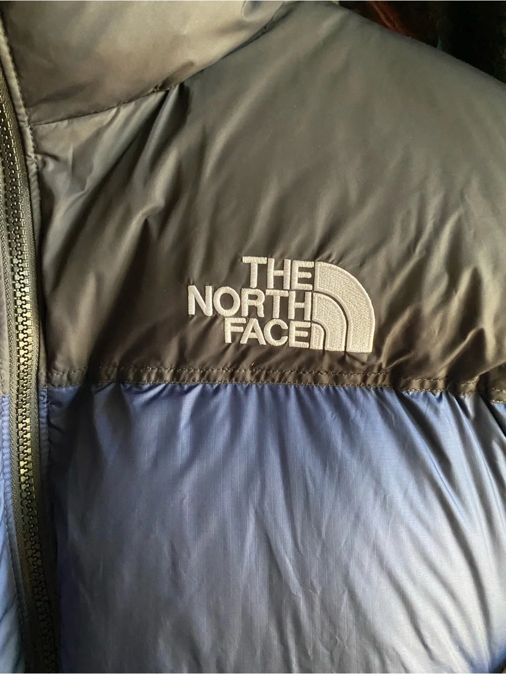 The North Face Blue and Black Men’s Puffer Jacket